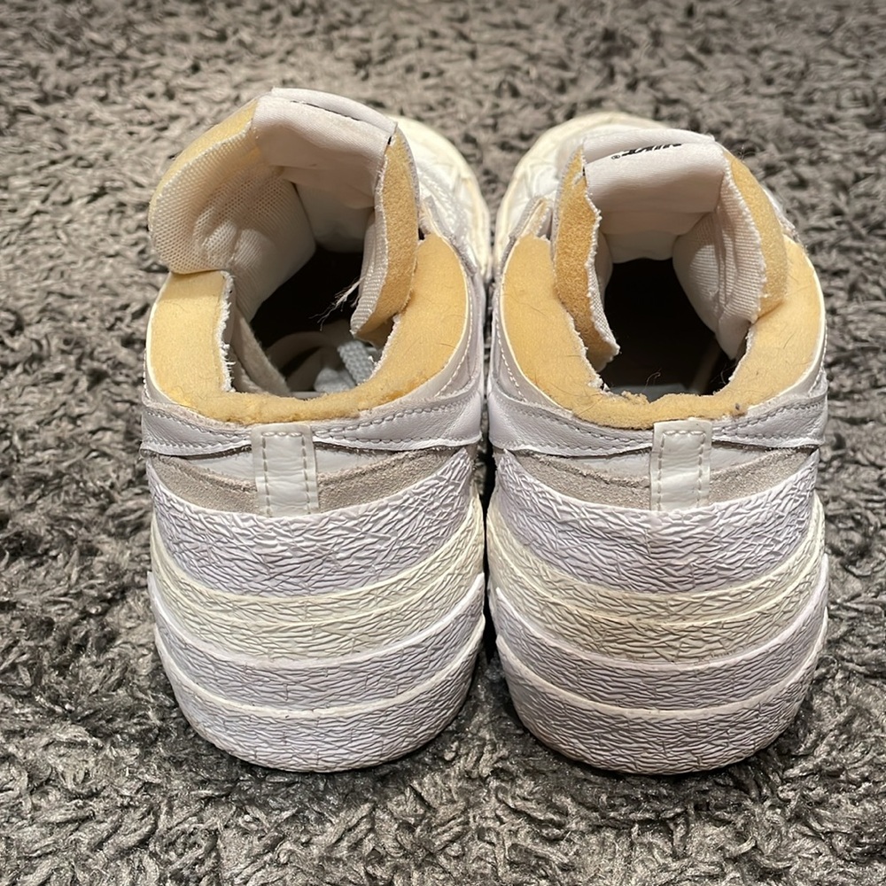 Nike White and Cream Athletic Shoes - Picture 4 of 8